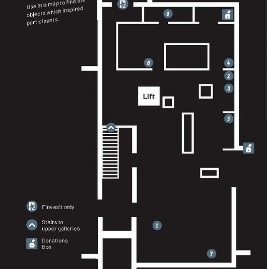 A floorplan of Reading Museum's galleries