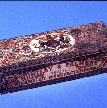 English Biscuit Tin by Huntley and Palmers